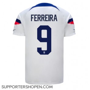 Förenta staterna Jesus Ferreira #9 Hemma Matchtröja VM 2022 Kortärmad